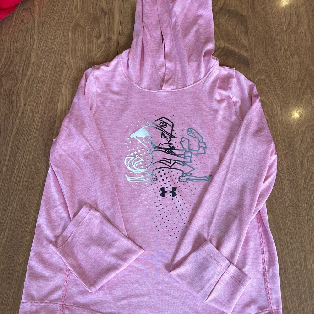 Under Armour Light Pink Graphic Hoodie